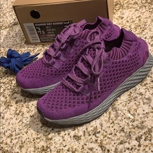 NOBULL Purple Knit Runners 7.5